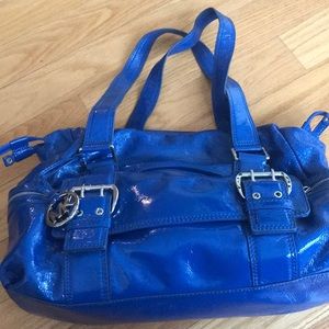 Michael Kors Large Bright Blue Handbag